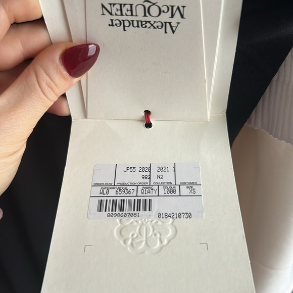 Alexander McQueen Ruffle Crop top XS - Picture 4 of 4